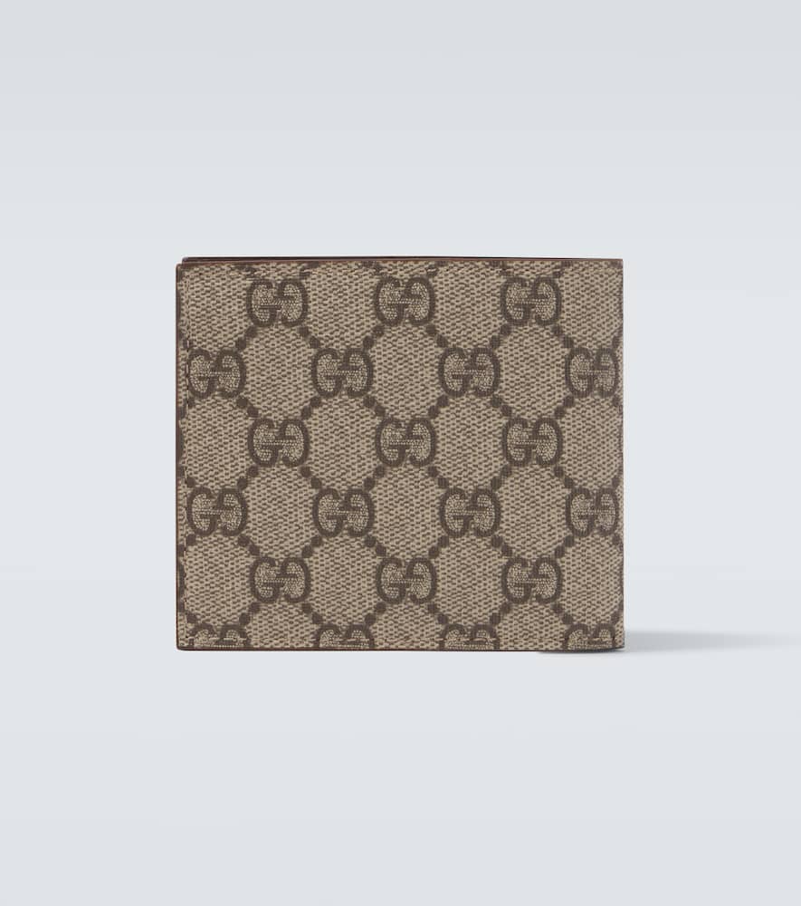 GUCCI GG FAUX LEATHER BIFOLD WALLET
