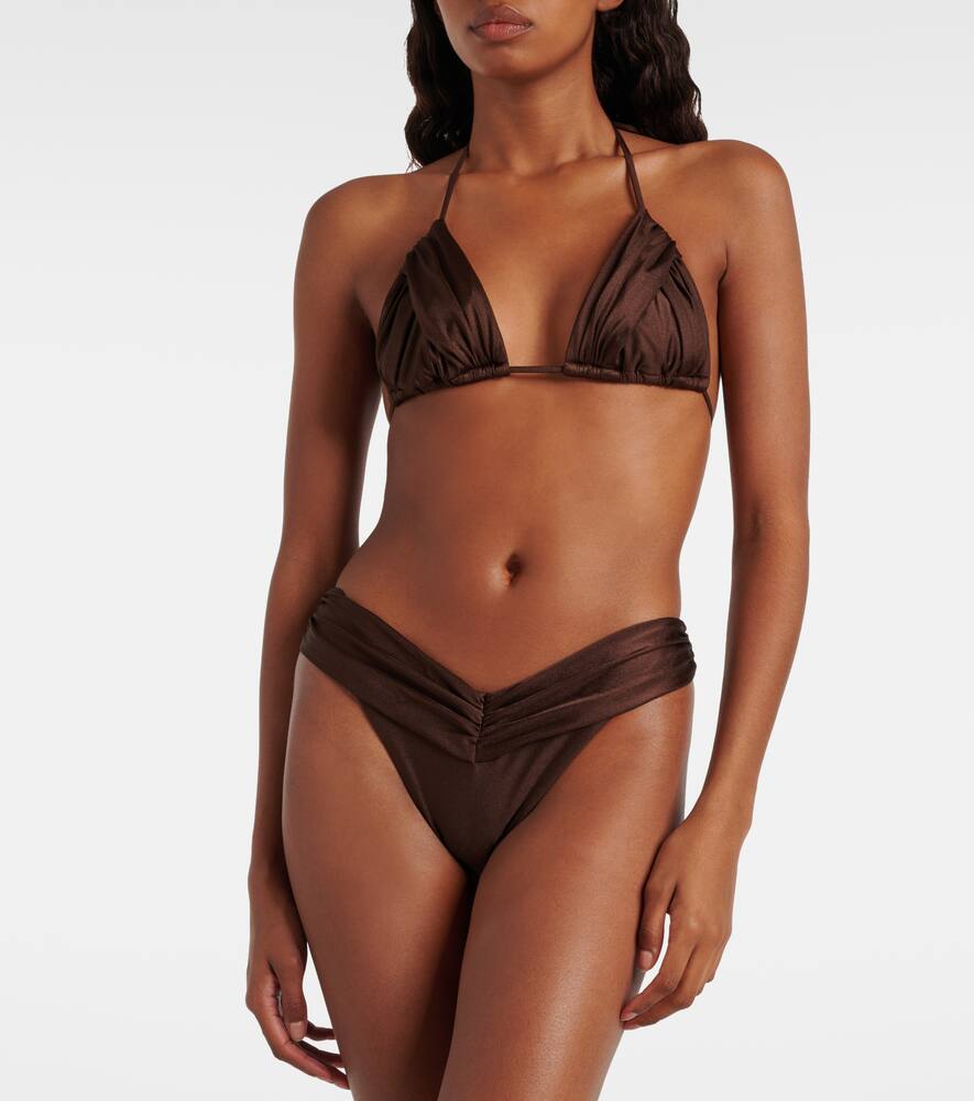 Bananhot Jasmin Bikini Top In Brown