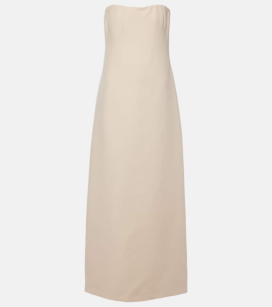 Opus wool and silk midi dress