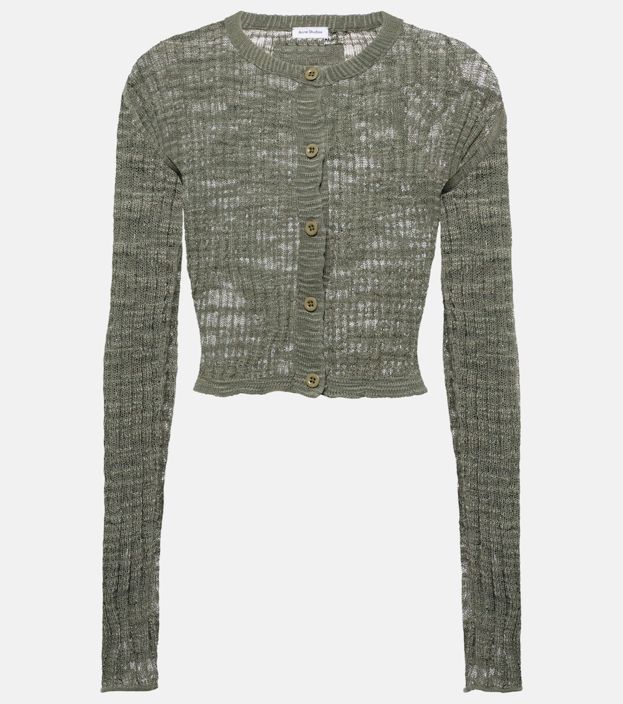 Acne Studios Cardigan en lin mlang 390 €