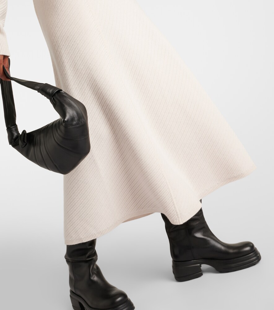  Joseph Joseph Ribbed-knit Wool-blend Midi Skirt 
