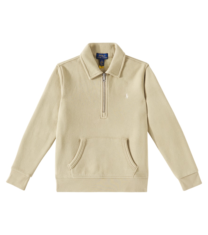 Polo Ralph Lauren Kids Cotton-blend polo sweatshirt