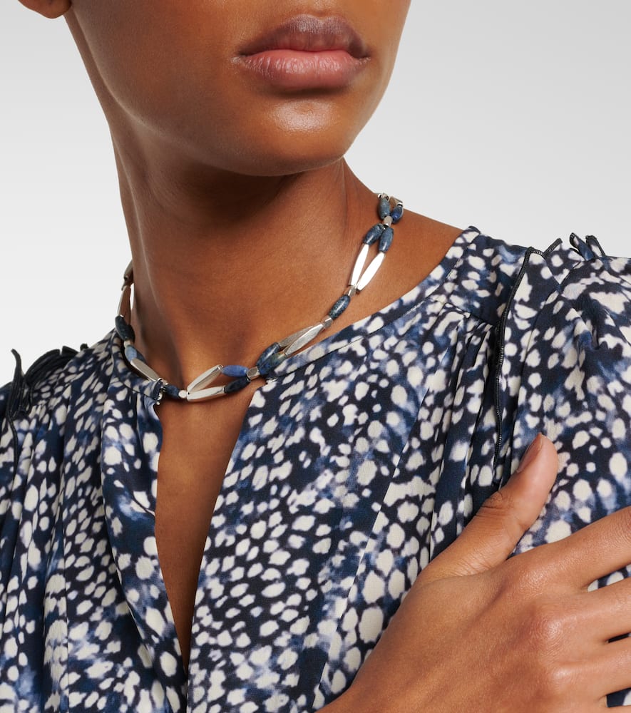 Isabel Marant Brass Choker In Blau