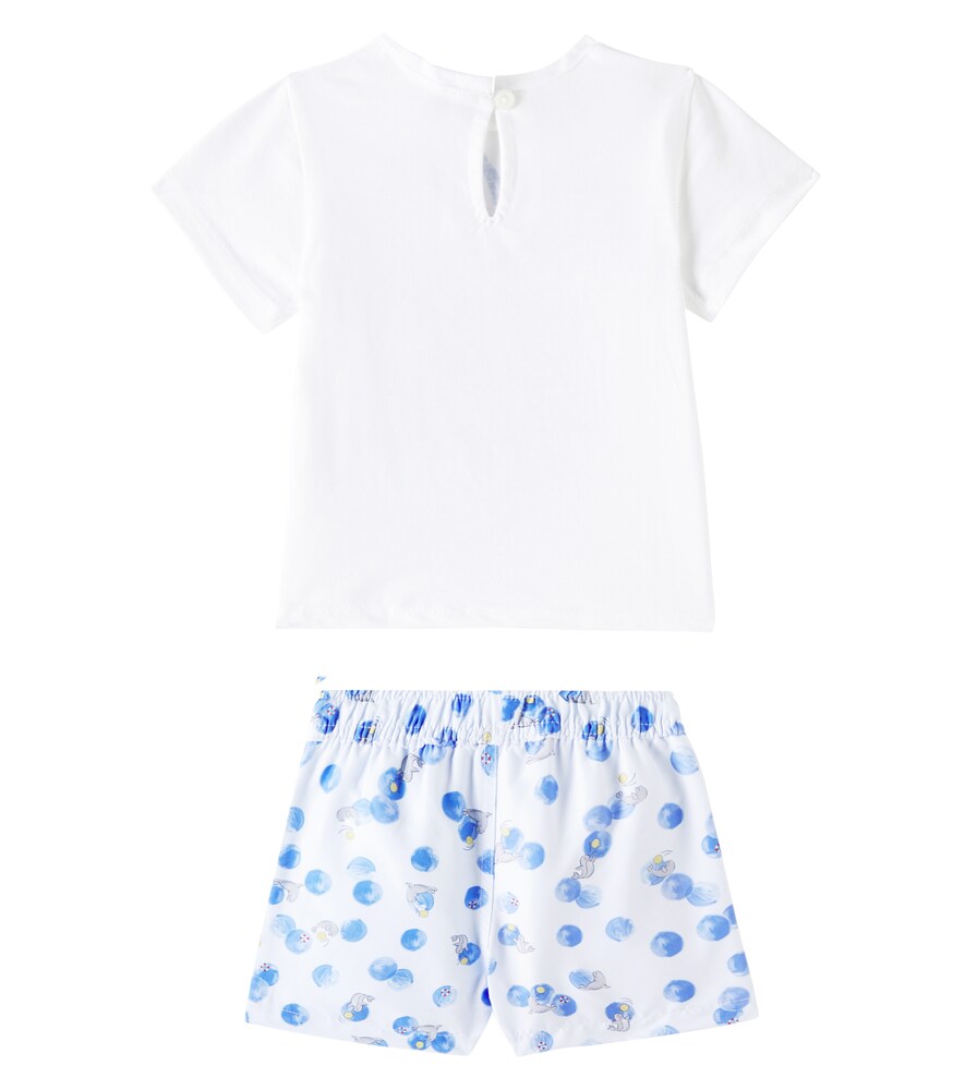  Monnalisa Monnalisa Baby Set Aus T-shirt Und Bermuda-shorts 