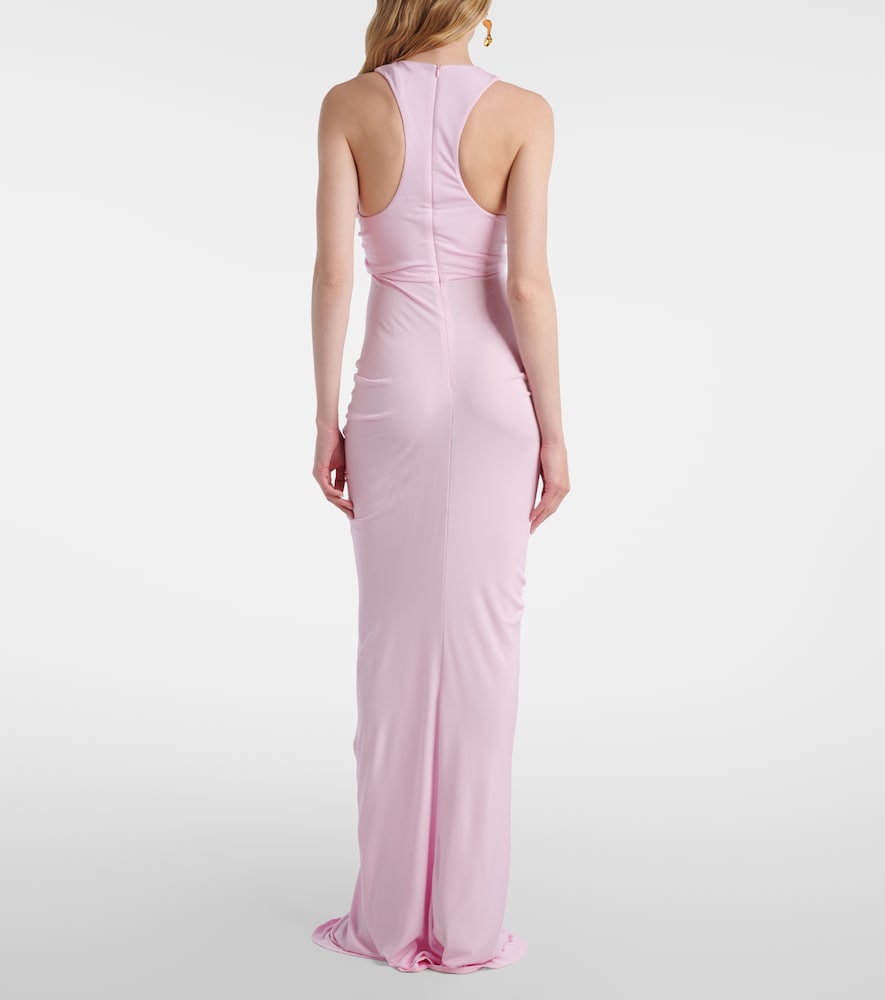  Christopher Esber Christopher Esber Vivenda Draped Jersey Maxi Dress 