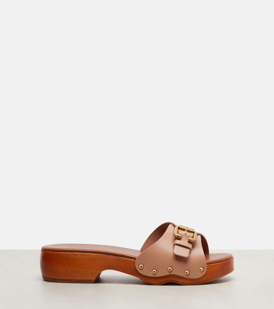  Chloe Chloé Clogs Jeannette 40 Aus Leder 