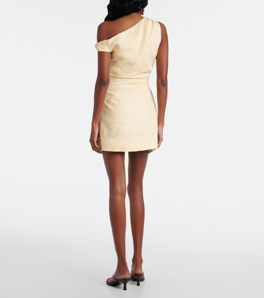  Sir Sir Iris One-shoulder Linen Minidress 