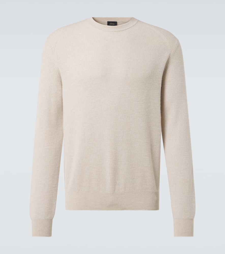 Brioni Ribbed Crew Neck Sweater