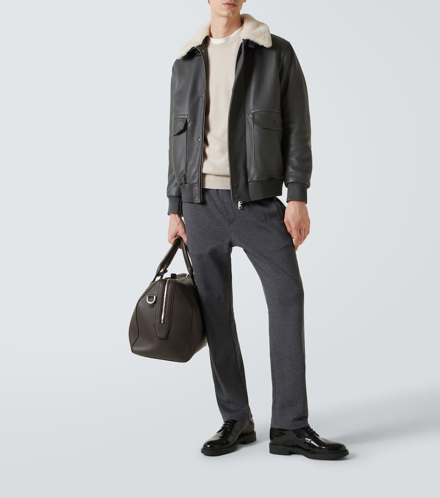 Brioni Ribbed Crew Neck Sweater