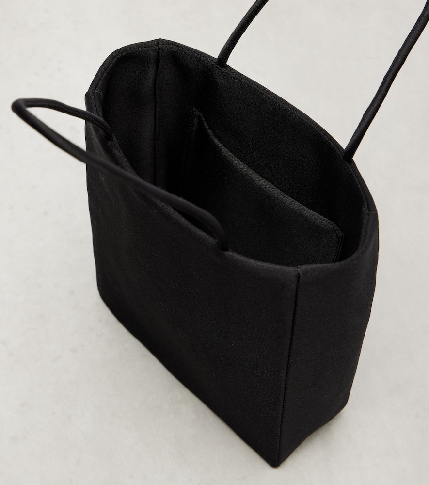 The Row Cecily Mini Satin Shopper