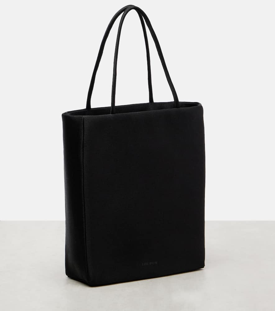 The Row Cecily Mini Satin Shopper