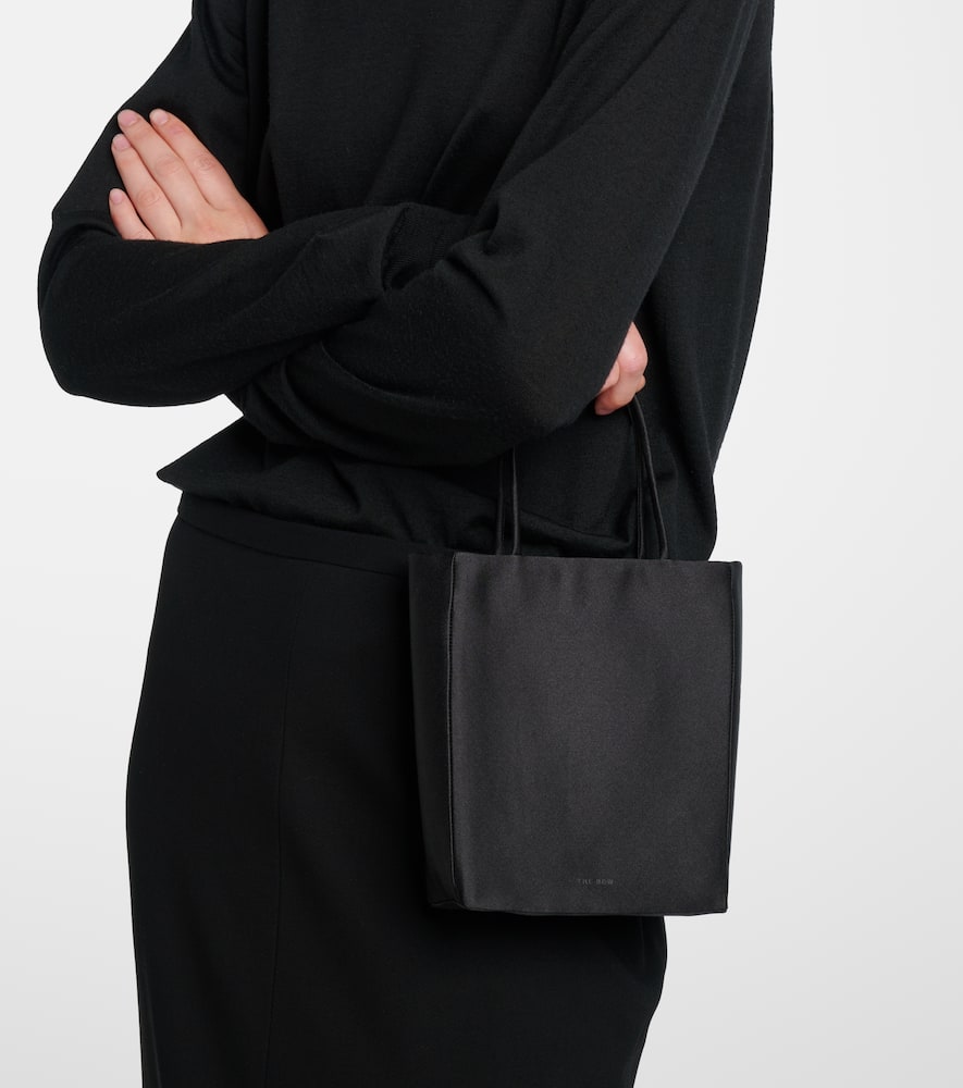 The Row Cecily Mini Satin Shopper