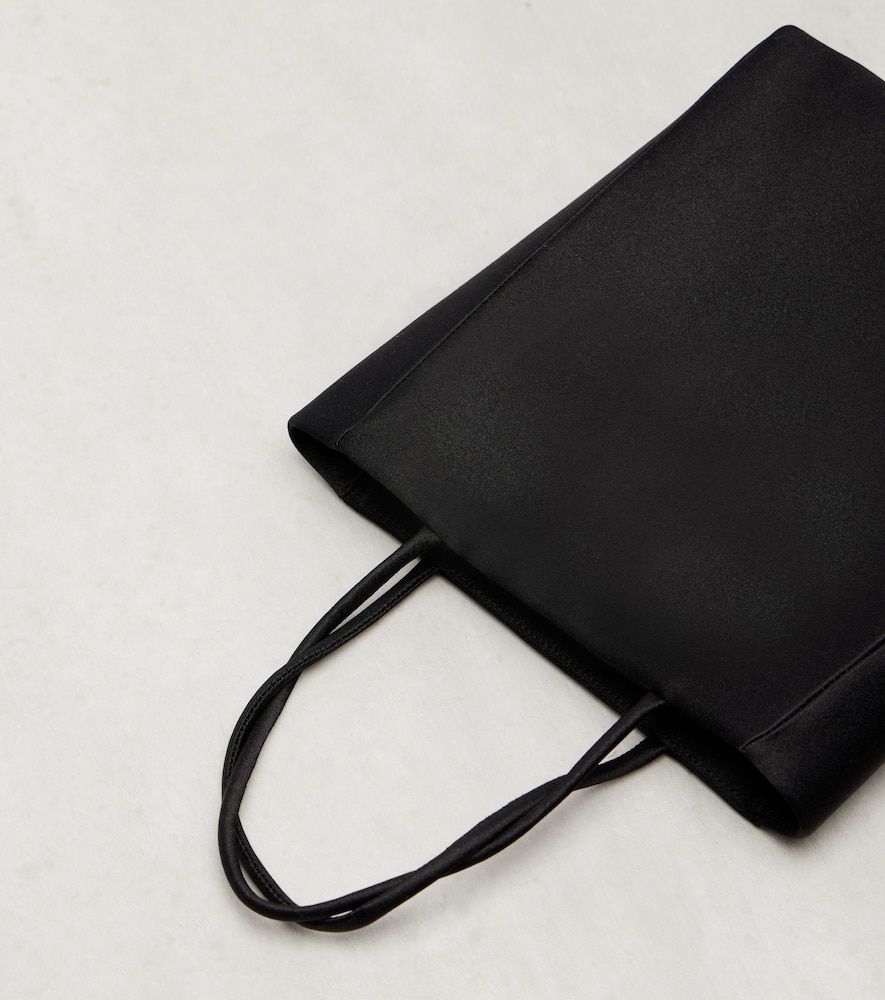 The Row Cecily Mini Satin Shopper