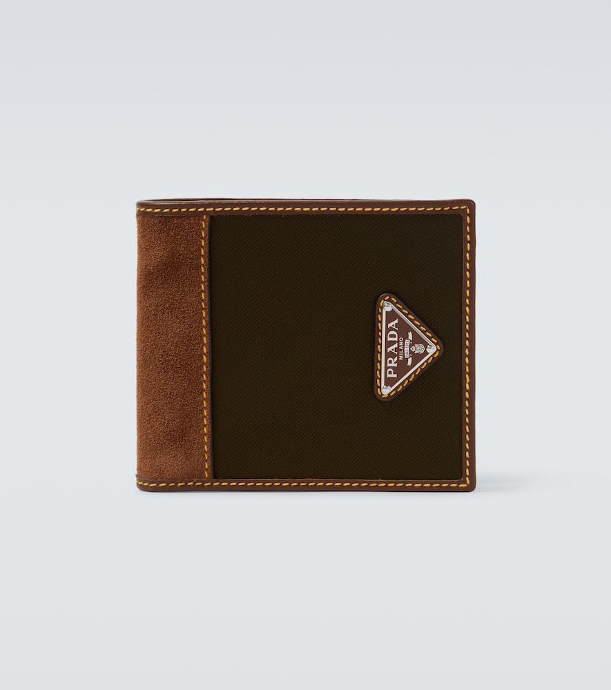 Prada Re-nylon And Leather Wallet