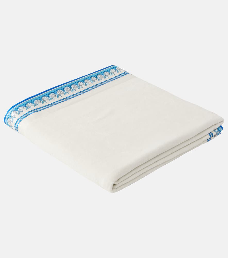 Underwater Barocco cotton terry beach towel