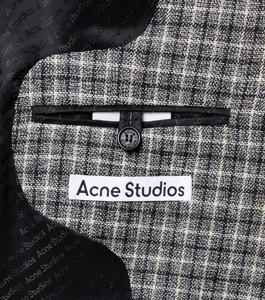  Acne Studios Acne Studios Checked Wool Suit Jacket 