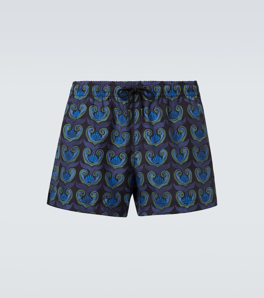 Printed swim trunks