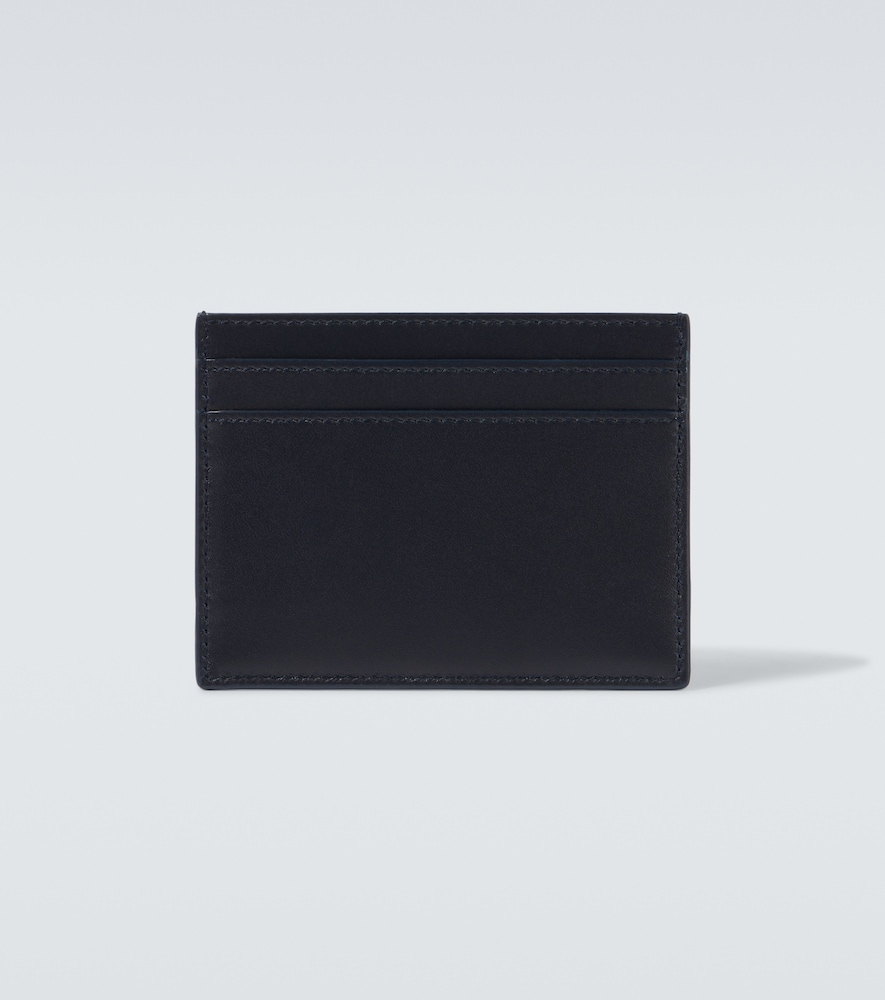 Saint Laurent Saint Laurent Logo Leather Card Holder 
