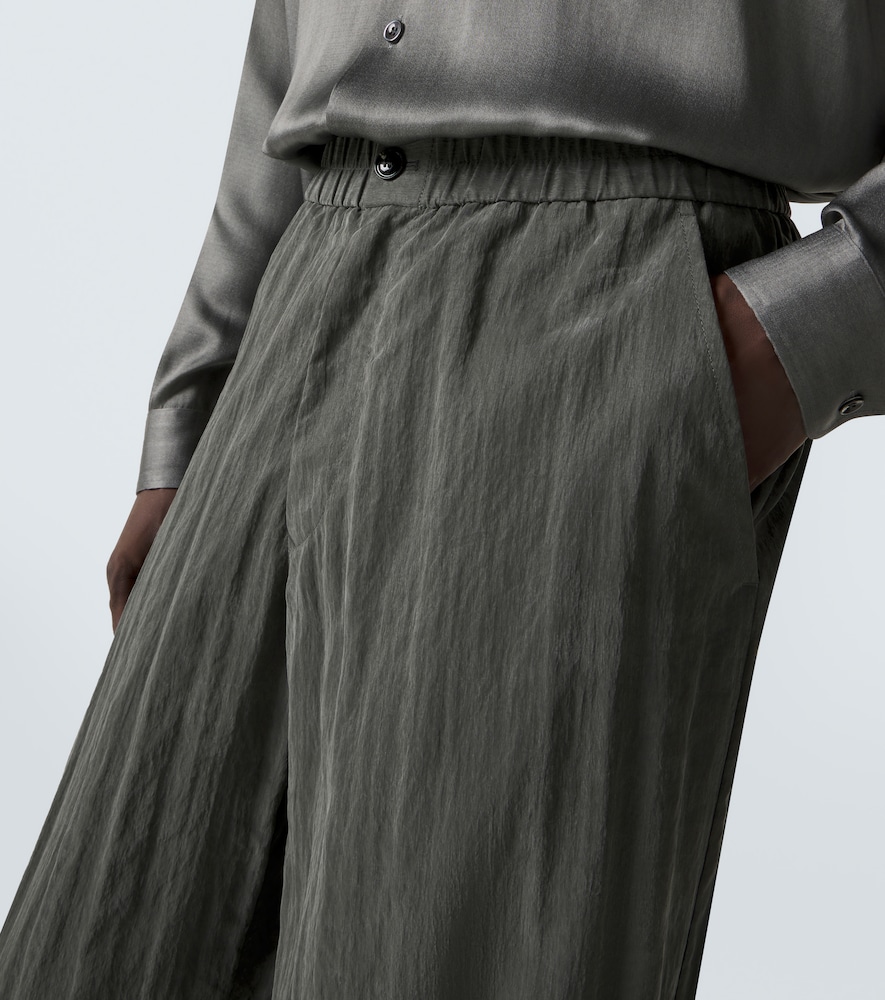  Giorgio Armani Giorgio Armani Weite Hose Aus Canvas 
