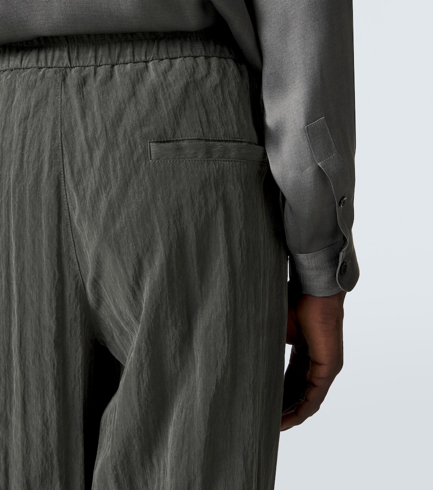  Giorgio Armani Giorgio Armani Weite Hose Aus Canvas 
