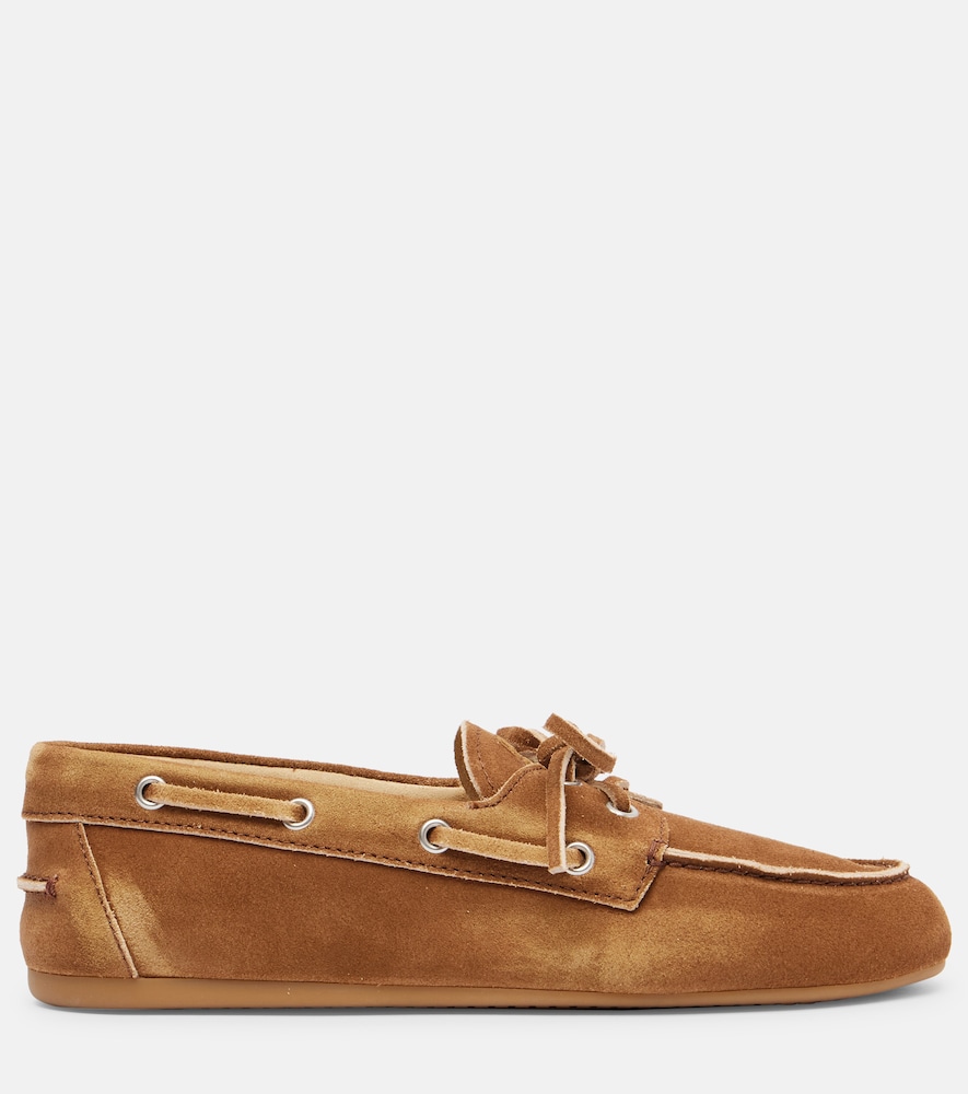  Miu Miu Miu Miu Segelschuhe Aus Veloursleder 
