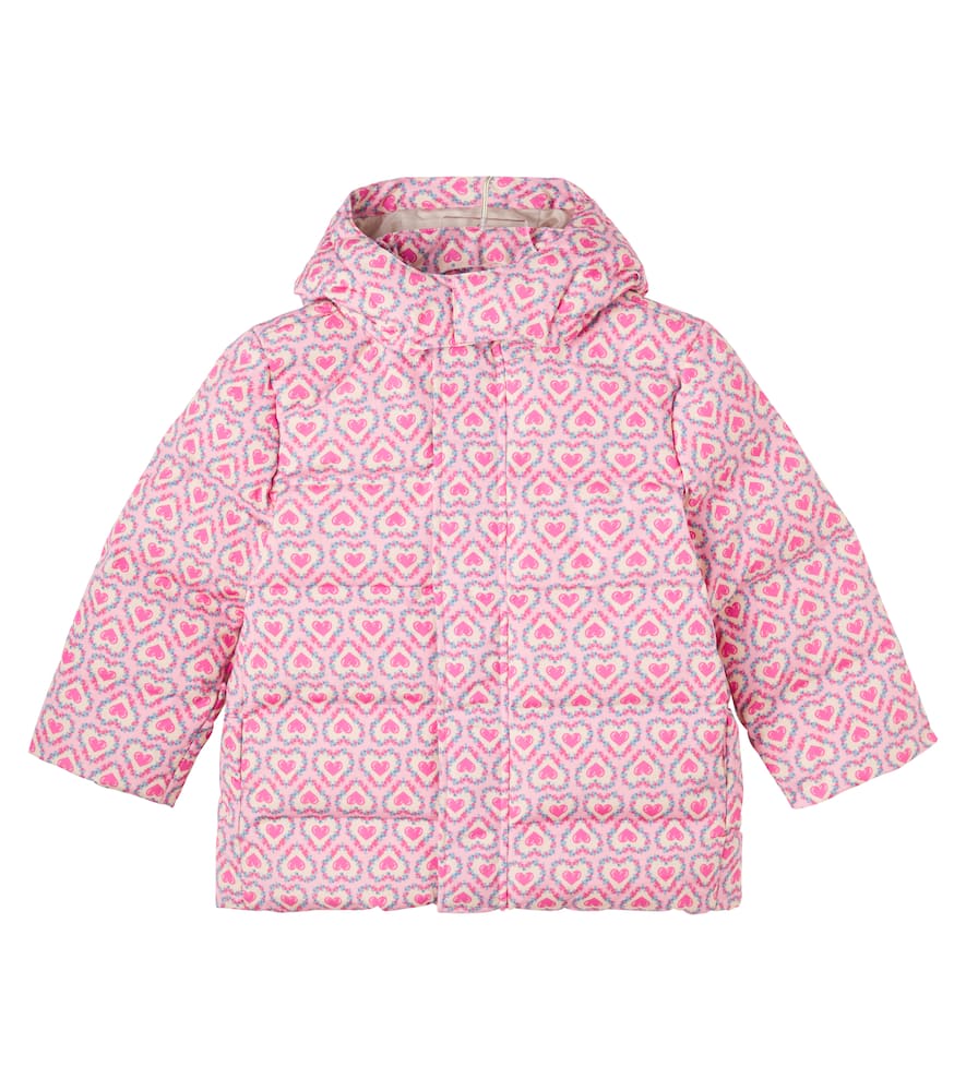 Konges Sløjd Magnum Printed Down Jacket In Pink