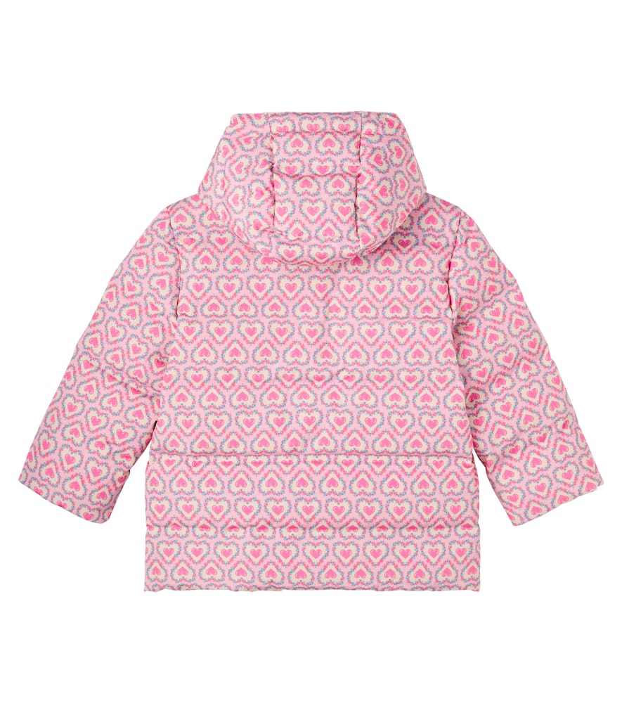 Konges Sløjd Magnum Printed Down Jacket In Pink