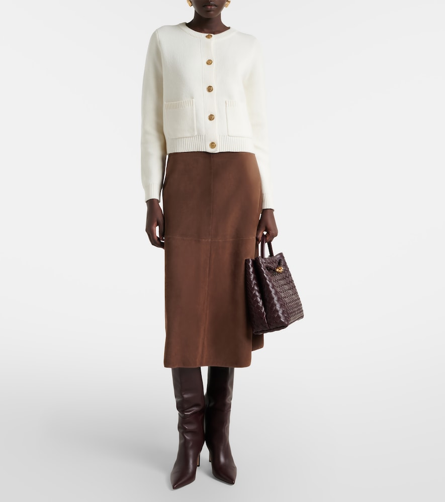 Velvet Mahal cotton and cashmere cardigan
