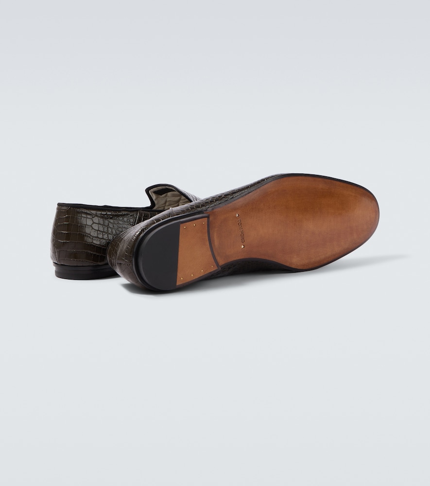  Tom Ford Tom Ford Steven Croc-effect Leather Loafers 