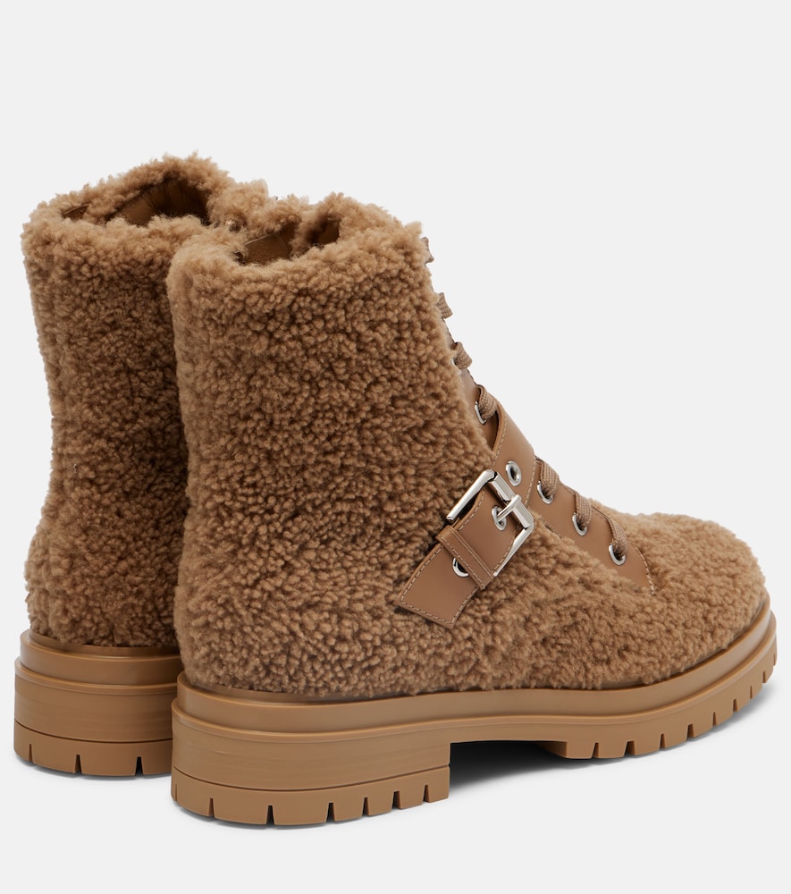 Chamonix Shearling Lace-Up Boots