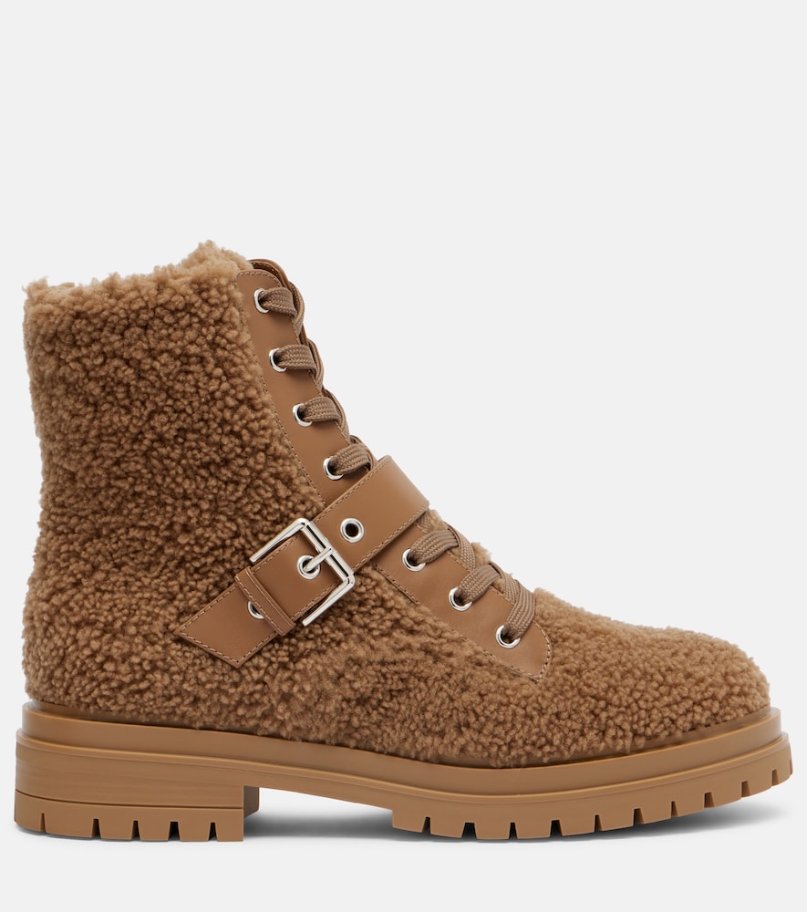 Chamonix Shearling Lace-Up Boots