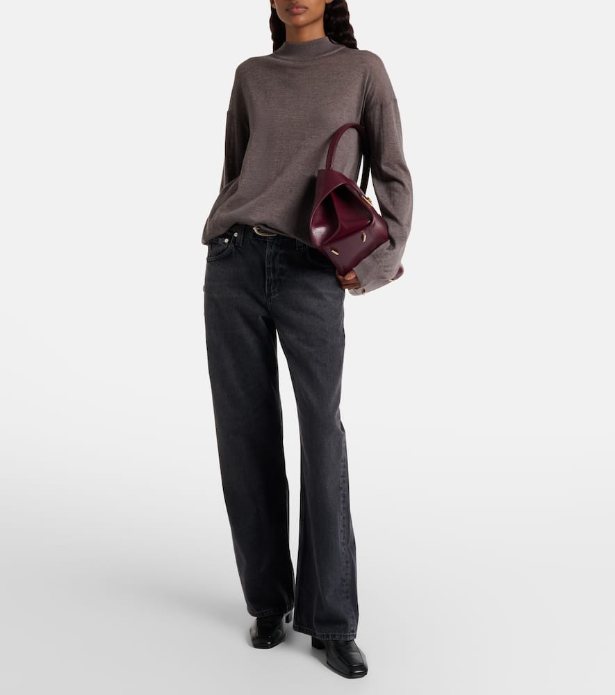 Citizen Of Humanity Lindz Low-rise Straight Jeans In Black