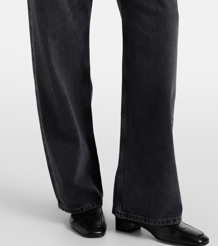 Citizen Of Humanity Lindz Low-rise Straight Jeans In Black