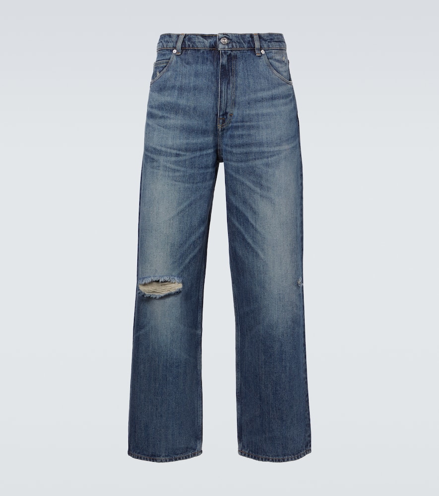 Our Legacy Vast Cut High-rise Wide-leg Jeans In Blue