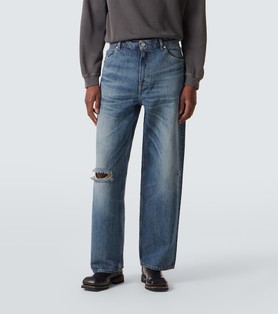 Our Legacy Vast Cut High-rise Wide-leg Jeans In Blue