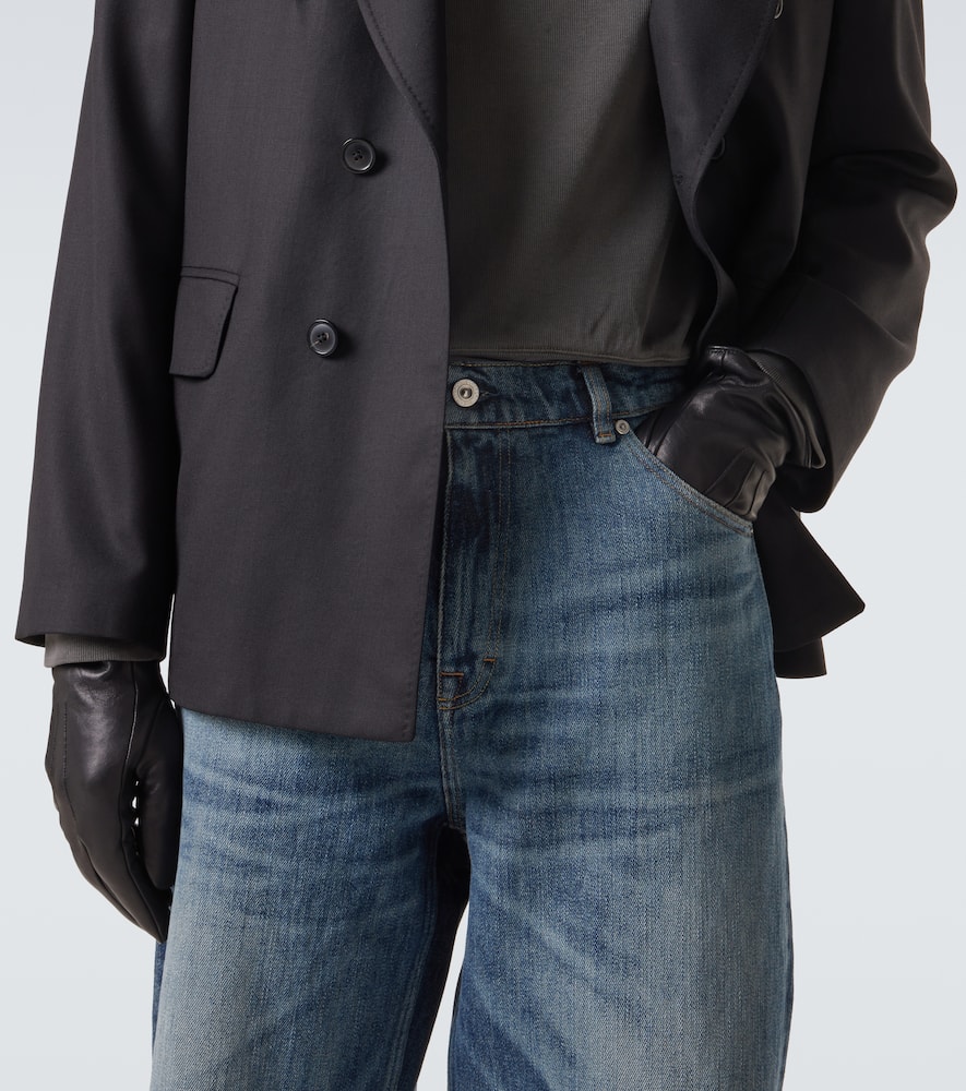 Our Legacy Vast Cut High-rise Wide-leg Jeans In Blue