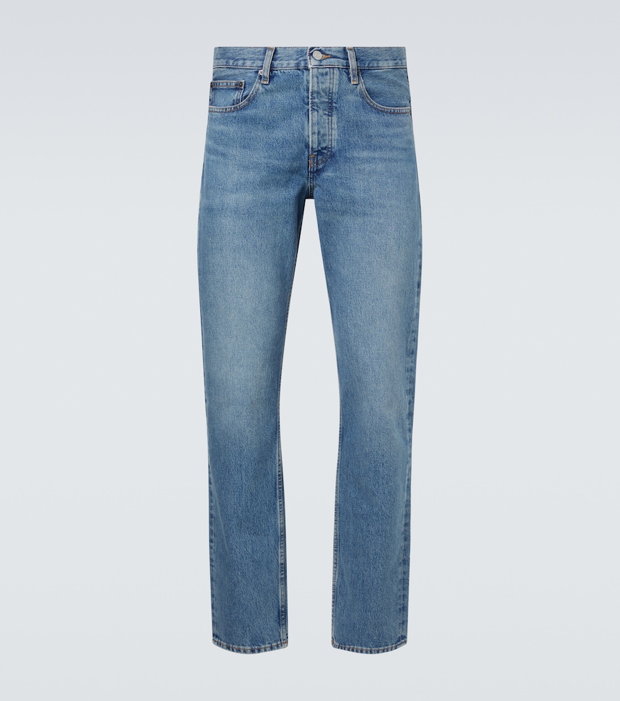 Frame Mid-rise straight jeans