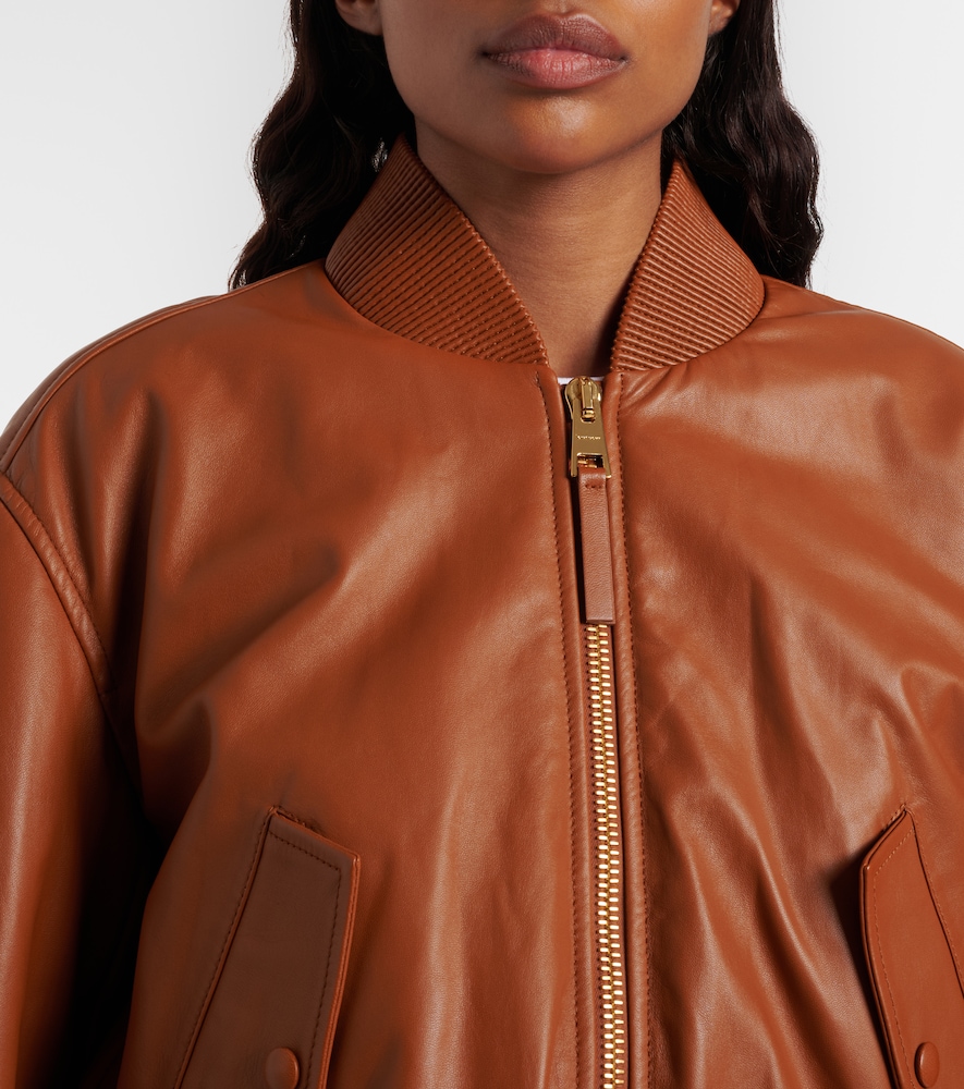  Givenchy Givenchy Cropped-bomberjacke Cocoon Aus Leder 