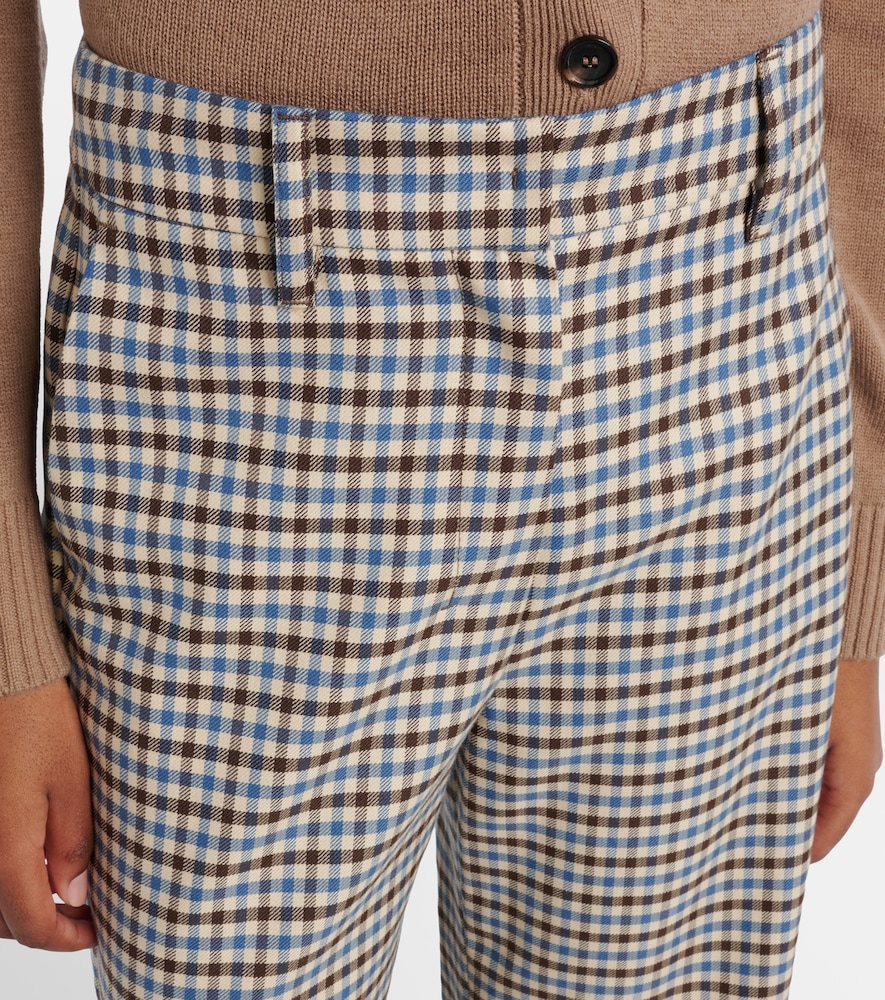 's Max Mara 's Max Mara Weite Hose Michelle Aus Wolle Und Baumwolle 