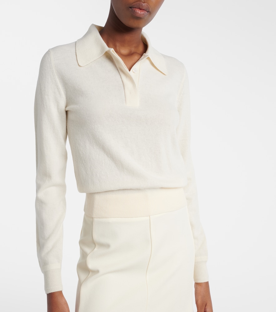 Virgin Wool Polo Sweater