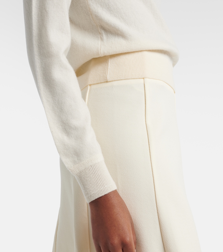 Virgin Wool Polo Sweater