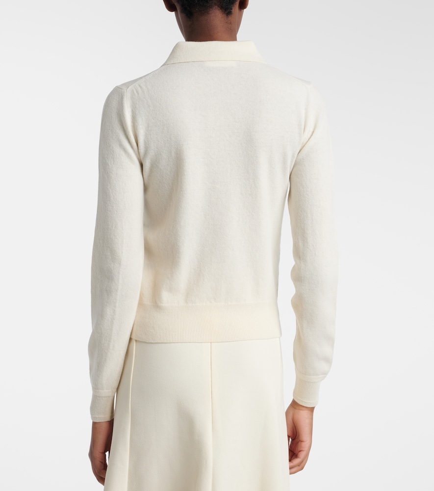 Virgin Wool Polo Sweater