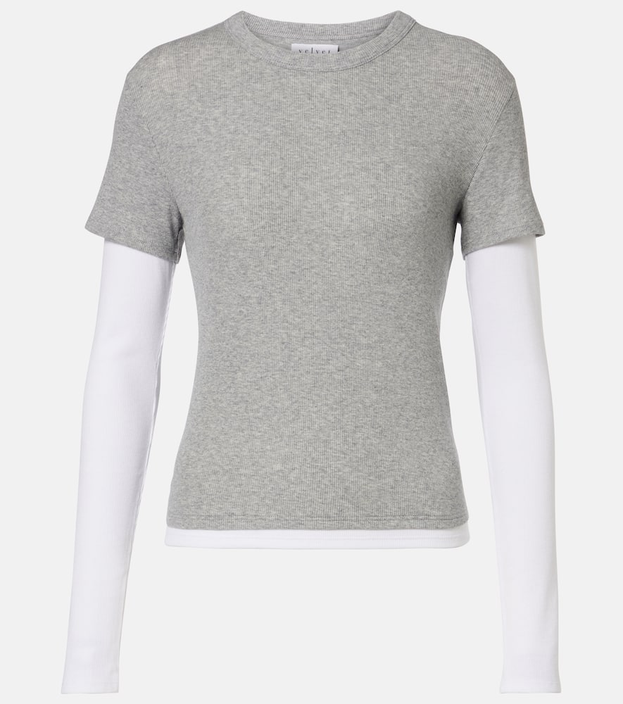 Velvet Bronson T-shirt In Gray