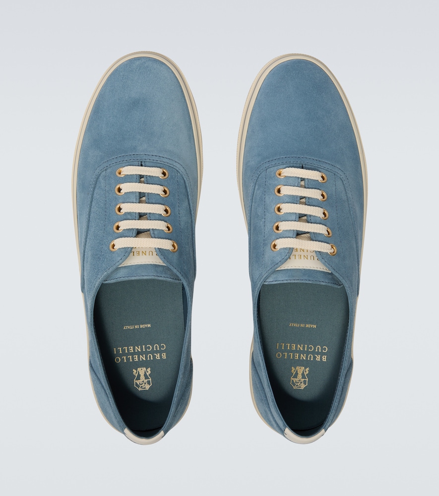  Brunello Cucinelli Brunello Cucinelli Sneakers Aus Veloursleder 
