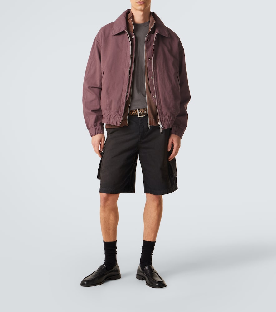  Our Legacy Our Legacy Command Cotton And Linen Bomber Jacket 
