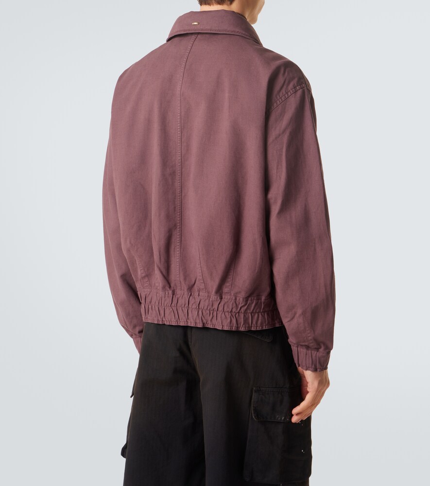  Our Legacy Our Legacy Command Cotton And Linen Bomber Jacket 