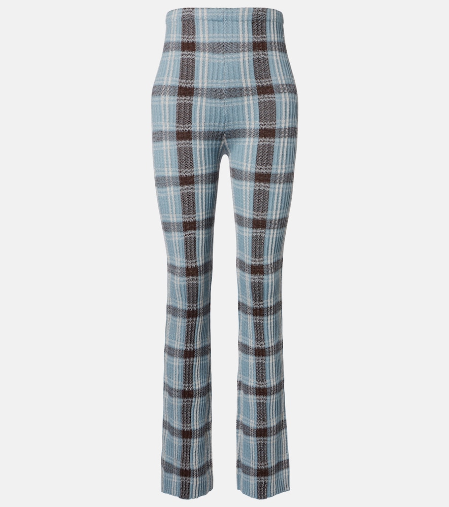 Acne Studios Checked wool-blend slim pants