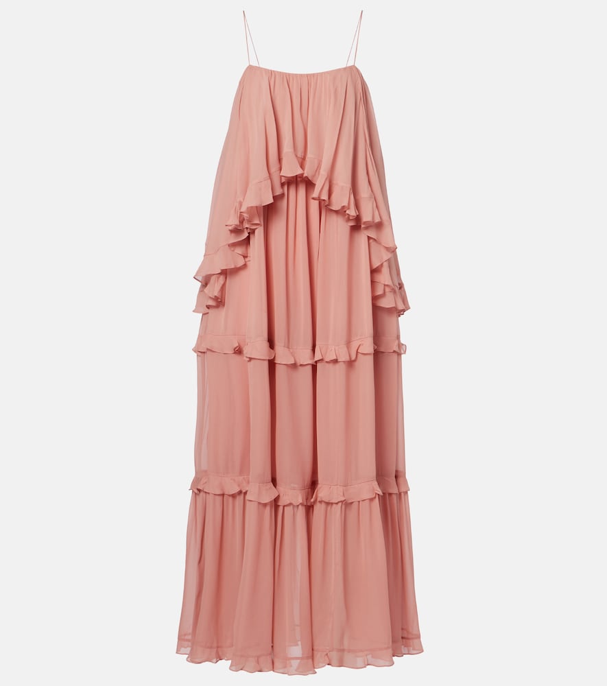 Zimmermann Luna ruffled tiered maxi dress