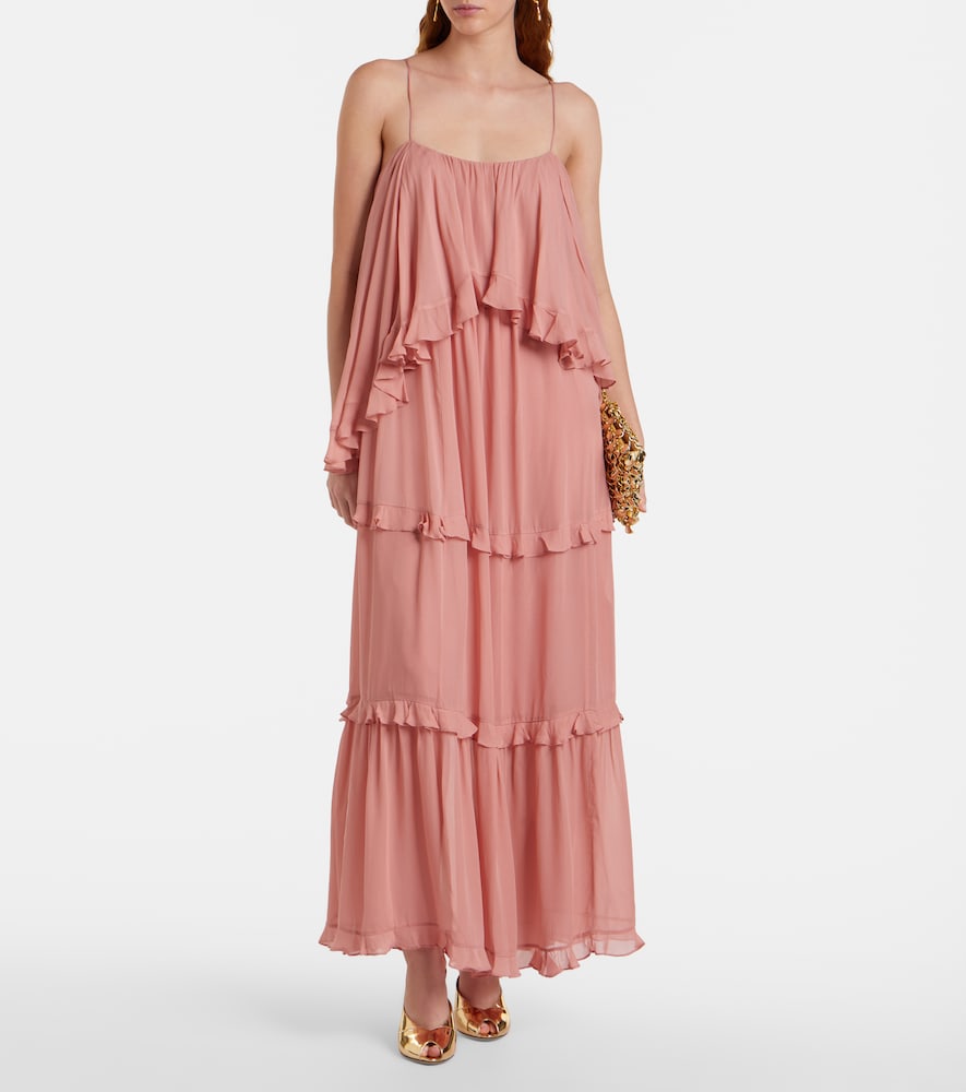 Zimmermann Luna ruffled tiered maxi dress