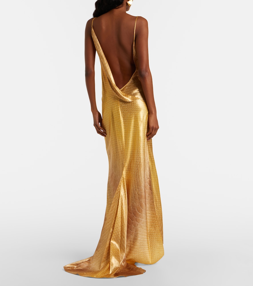  Roberto Cavalli Roberto Cavalli Robe Aus Seide 
